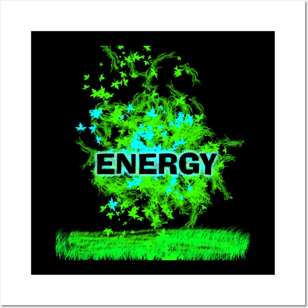 Energy version Green Wall Art by Philippians413